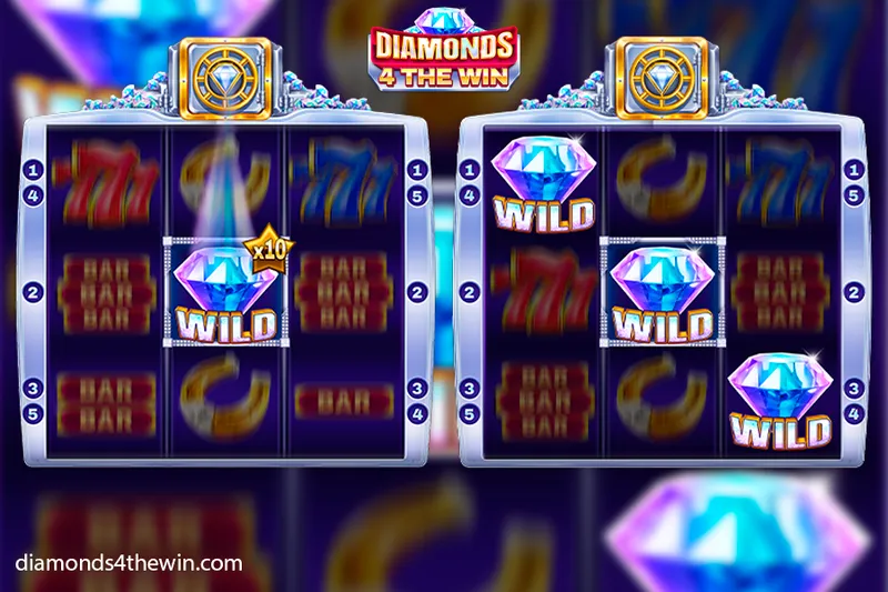 Diamonds 4 The Win Slot Game